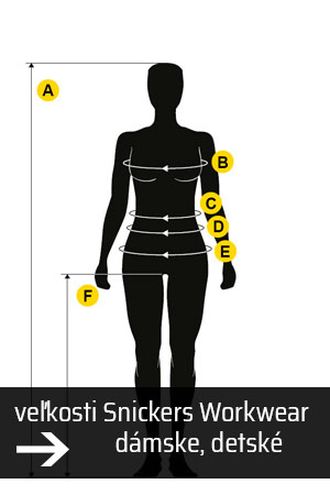 Velikosti SW dámske, detske